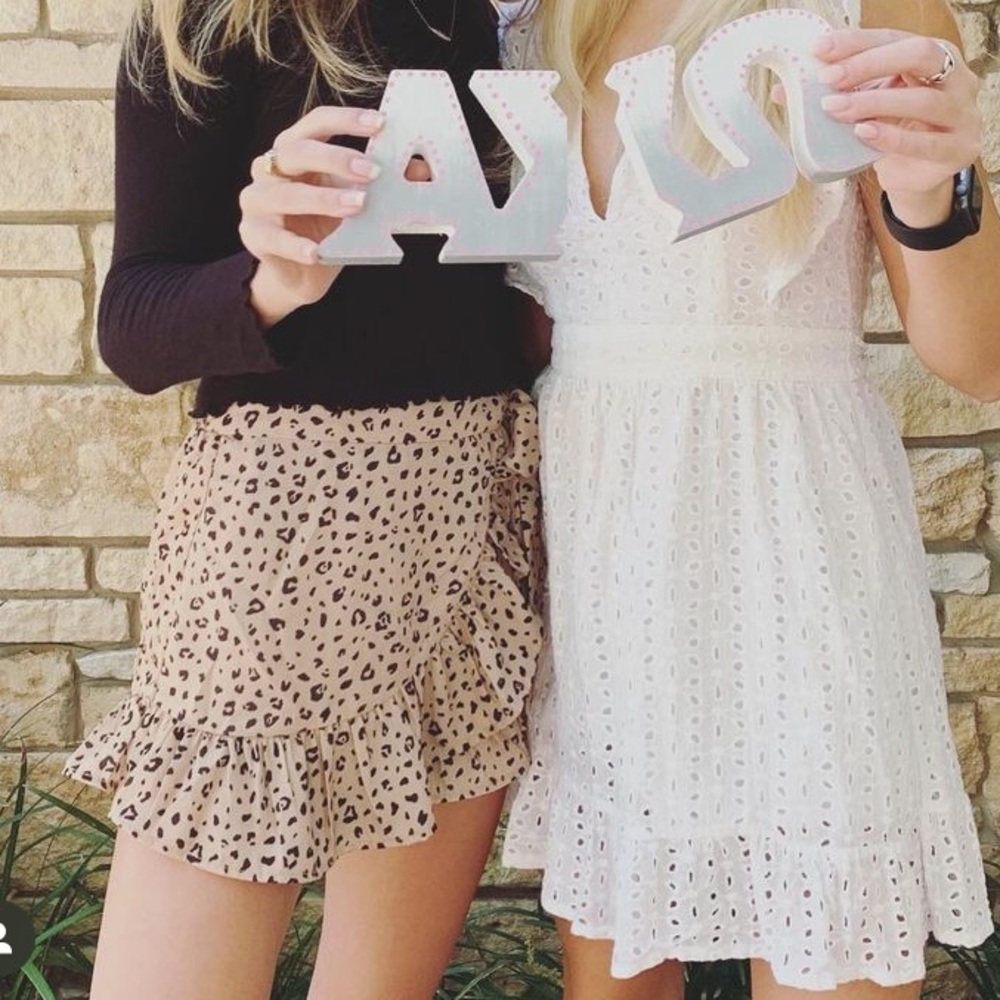 Cheetah print SKORT!!